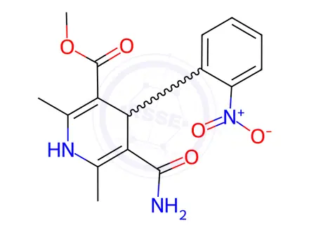 Chemical structure of Nifedipine Monoamide