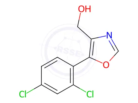 Chemical structure of (5-(2,4-Dichlorophenyl)oxazol-4-yl)methanol