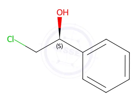 Chemical structure of (S)-2-Chloro-1-phenylethanol