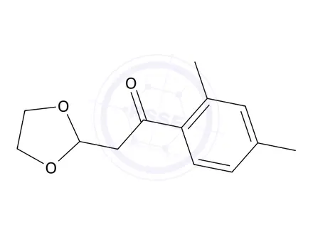 Chemical structure of 1-(3,4-Difluoro-phenyl)-2-(1,3-dioxolan-2-yl)-ethanone