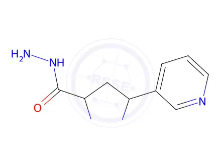 Chemical structure of 5-(Pyridin-3-yl)-1H-pyrazole-3-carbohydrazide
