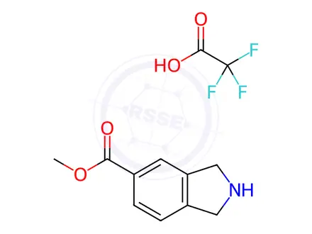 Chemical structure of Methyl isoindoline-5-carboxylate 2,2,2-trifluoroacetate