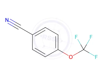 Chemical structure of 4-(Trifluoromethoxy)benzonitrile