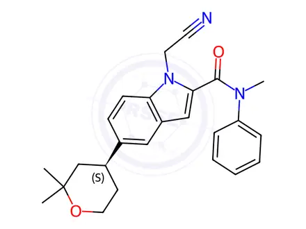 Chemical structure of Orforglipron Impurity 229