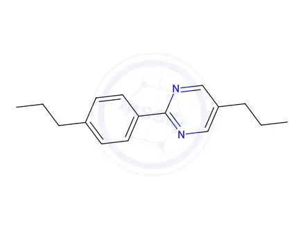Chemical structure of 2-(4-n-Propylphenyl)-5-n-propyl-pyrimidine