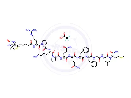 Chemical structure of Biotin-Substance P