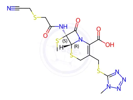 Chemical structure of S-Methyl Cefmetazole