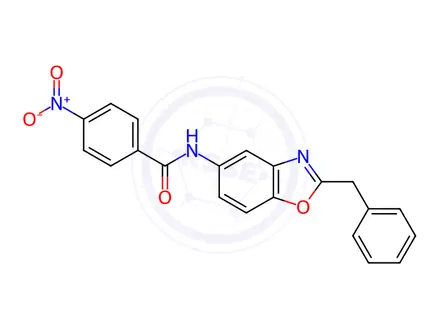 Chemical structure of N-(2-Benzylbenzo[d]oxazol-5-yl)-4-nitrobenzamide