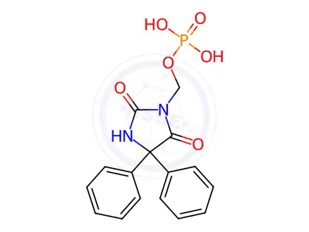 Chemical structure of Fosphenytoin (93390-81-9)
