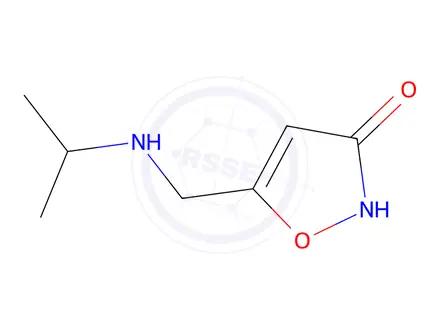 Chemical structure of 5-((Isopropylamino)methyl)isoxazol-3-ol