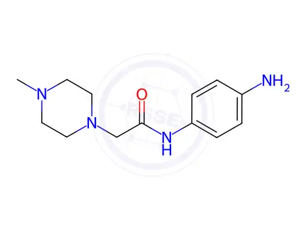 Chemical structure of Nintedanib Impurity I