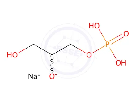 Chemical structure of DL-Glycerol 1-phosphate Sodium Salt