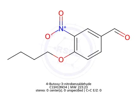 Chemical structure of 4-Butoxy-3-nitrobenzaldehyde