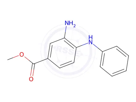 Chemical structure of Methyl 3-amino-4-(phenylamino)benzoate
