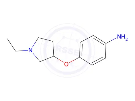Chemical structure of 4-(1-Ethylpyrrolidin-3-yl)oxyaniline
