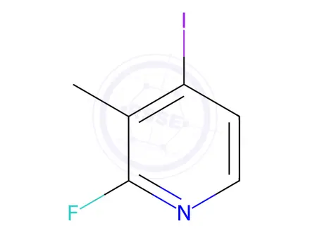 Chemical structure of 2-Fluoro-4-iodo-3-picoline