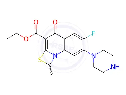 Chemical structure of Prulifloxacin Impurity 13