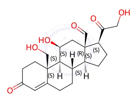 Chemical structure of Aldosterone Impurity 11