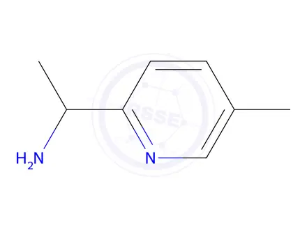 Chemical structure of 1-(5-Methylpyridin-2-yl)ethanamine