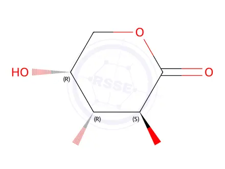 Chemical structure of D-Arabinono-1,5-lactone