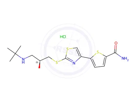 Chemical structure of S-Arotinolol HCl