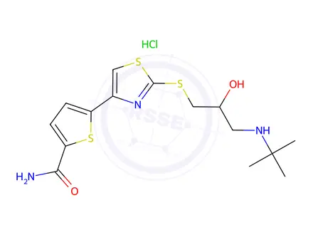Chemical structure of Arotinolol Hydrochloride