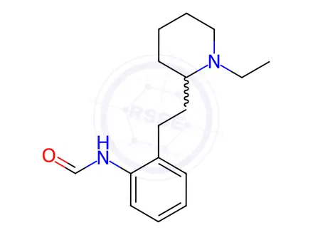 Chemical structure of N-(2-(2-(1-Ethylpiperidin-2-yl)ethyl)phenyl)formamide