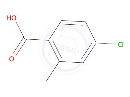 Chemical structure of 4-Chloro-2-MethylbenzoicAcid