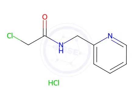 Chemical structure of 2-Chloro-n-(pyridin-2-ylmethyl)acetamide hydrochloride