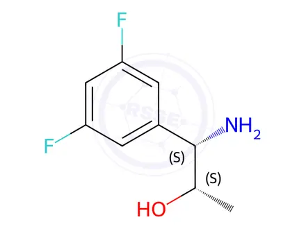 Chemical structure of (1S,2S)-1-AMINO-1-(3,5-DIFLUOROPHENYL)PROPAN-2-OL