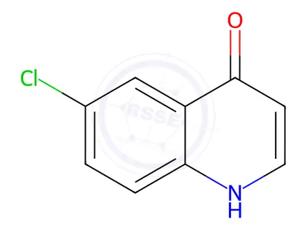 Chemical structure of 6-Chloroquinolin-4-ol