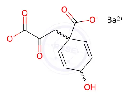 Chemical structure of Prephenic acid barium salt