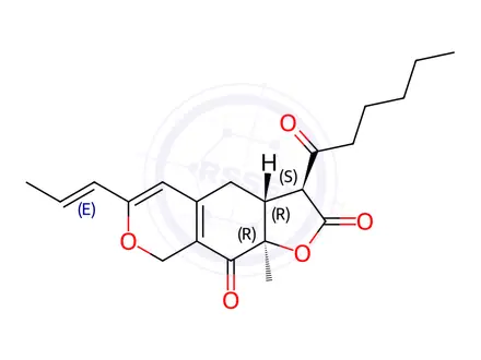 Chemical structure of Monascin