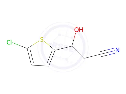 Chemical structure of 3-(5-Chlorothiophen-2-yl)-3-hydroxypropanenitrile