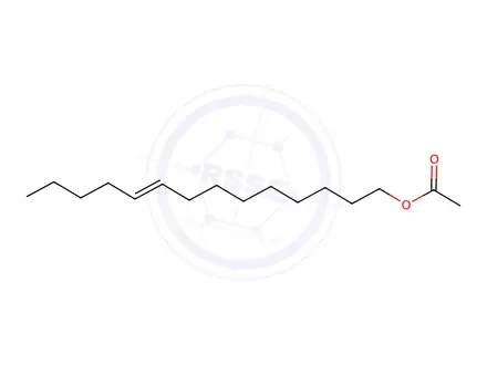 Chemical structure of (9E)-Tetradecen-1-yl Acetate