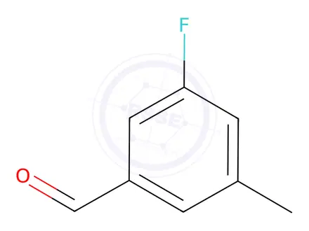 Chemical structure of Benzaldehyde, 3-fluoro-5-methyl-(9CI)