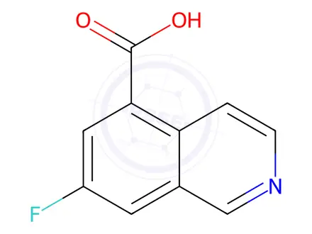 Chemical structure of 7-Fluoroisoquinoline-5-carboxylic acid