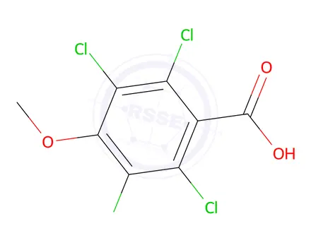 Chemical structure of Dotinurad Impurity 125