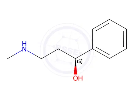 Chemical structure of (S)-3-(Methylamino)-1-phenylpropan-1-ol
