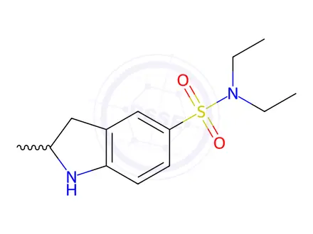 Chemical structure of N,N-Diethyl-2-methylindoline-5-sulfonamide