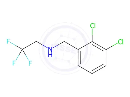 Chemical structure of N-[(2,3-Dichlorophenyl)methyl]-2,2,2-trifluoroethanamine