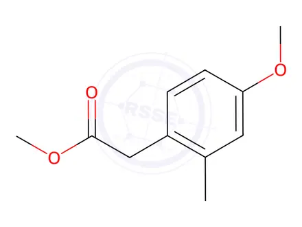 Chemical structure of Methyl-4-Methoxy-2-phenyl-acetat