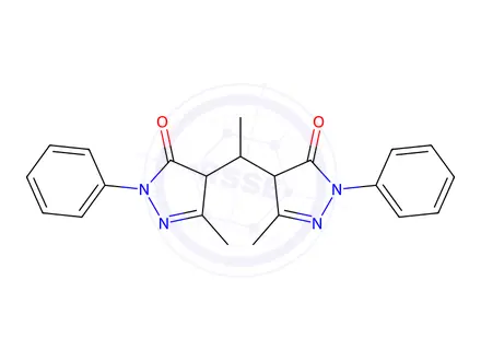 Chemical structure of Edaravone Dimer Impurity 1