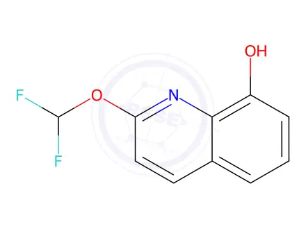 Chemical structure of 2-(Difluoromethoxy)-8-hydroxyquinoline