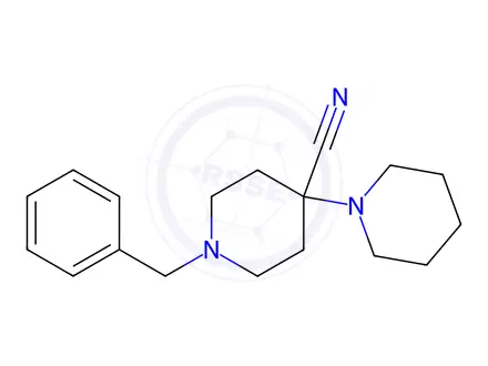 Chemical structure of 1'-Benzyl-1,4'-bipiperidine-4'-carbonitrile