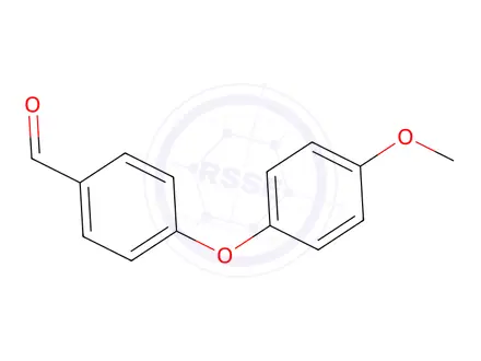 Chemical structure of 4-(4-Methoxyphenoxy)benzaldehyde