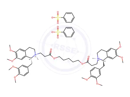 Chemical structure of Cisatracurium EP Impurity H (DiBesylate Salt)