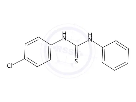 Chemical structure of 1-(4-Chlorophenyl)-3-phenylthiourea