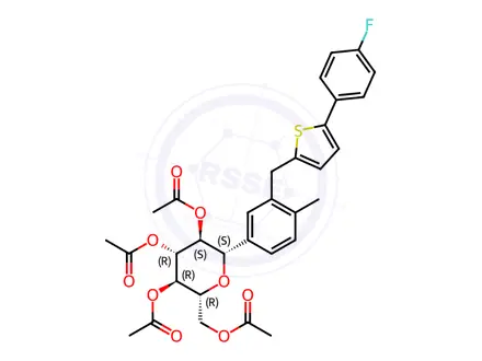 Chemical structure of Canagliflozin Impurity 210