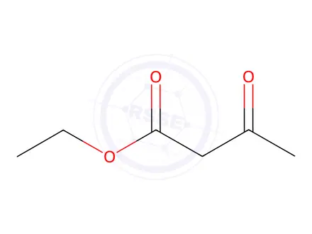 Chemical structure of dichlorobis[1-(ethoxycarbonyl)-2-oxopropyl]titanium